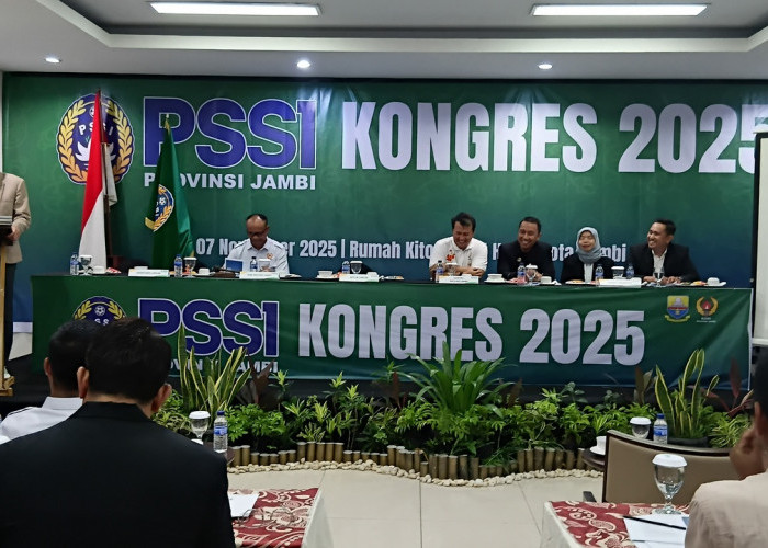 Kongres PSSI Jambi 2025 Resmi Dibuka, Fadhil Arief Fokus Hidupkan Liga Sekolah