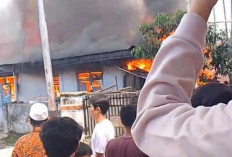 Enam Rumah Warga Ludes Terbakar di Kerinci, Tidak Ada Korban Jiwa
