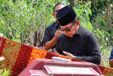 Ahmadi Zubir Ziarah ke Makam Ayah Sebelum Daftar KPU