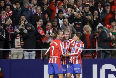 Atletico Madrid Naik ke Peringkat Dua