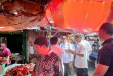 Kios Kosong, Pedagang Pasar Atas Sarolangun Curhat ke Pj Bupati Bachril