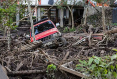 Tumpukan Material Pohon Tumbang Jadi Pemicu Banjir Lahar Dingin di Sumbar
