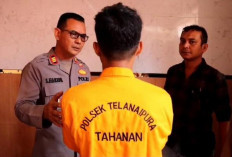 Polisi Tangkap Pelaku Penusukan di Kamar Kost Telanaipura