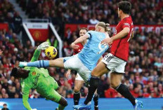 City Permalukan MU 3-0 di Old Trafford