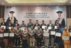 Yudisium ke-XXV Pascasarjana UIN STS Jambi Wujudkan Lulusan Berjiwa Kewirausahaan dan Kompetitif