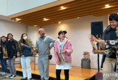 Angklung Memikat Pengunjung Festival Lintas Budaya di Jepang