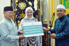 Pj Walikota Jambi Pimpin Safari Ramadan Pemkot Jambi dan Salurkan Hibah Masjid