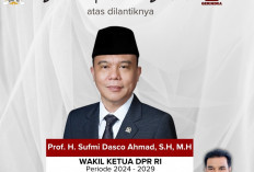 SAH Ucapan Selamat, Prof. Dr. Sufmi Ahmad Dasco Kembali Menjadi Wakil Ketua DPR RI