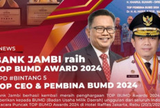 Bank Jambi Raih 3 Penghargaan, Top BUMD Award 2024 