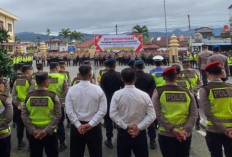  551 Personel Polres Amankan TPS Kerinci dan Sungai Penuh 