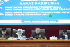 DPRD Jambi Tetapkan 9 Propemperda Tahun 2025