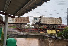 Pengalihan Jalan Nasional Kerinci-Bangko di Desa Tamiai Karena Pembangunan Jembatan Baru