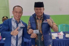 Nazar Efendi Bergabung ke Demokrat, Harmain Instruksikan Kader Menangkan Pilkada Tebo