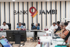 Tingkatkan Sinergitas, BPJS Ketenagakerjaan Audiensi dengan Bank Jambi