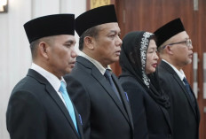 4 Kepala OPD Baru Pemprov Dilantik, Dua Jabatan Lelang Masih Tunggu Izin