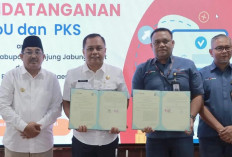 Bupati Tanjabbar Teken MoU dan PKS dengan Bank 9 Jambi untuk Pemanfaatan Layanan Perbankan