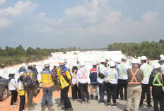 Progres Tol Baleno Jambi sudah 91,03 Persen, Pengerjaan Rigid Tersisa Sekitar 800 Satu Bulan Jelang Target 