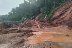 Pasca Banjir, Jalan Penghubung 2 Kecamatan di Bungo Mengkhawatirkan