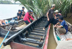 Ketinting Ditemukan Dalam Keadaan Kosong, Diduga Nelayan Tanjabtim Hilang Tenggelam