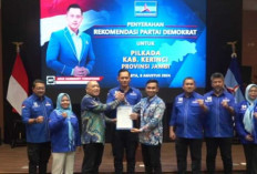 Tafyani-Ezy Resmi Terima Rekomendasi Partai Demokrat Pilkada Kerinci