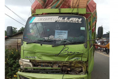 Truk Logistik Pemilu di Muaro Jambi Alami Kecelakaan
