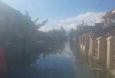 Ratusan Rumah Masih Terendam di Tanco Kerinci, Jalan Semerap-Lempur Belum Bisa Dilalui