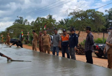 Monitor Pengecoran Jalan Simpang 4 Blok DCSR SKK Migas-PetroChina 