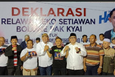 Pasca Relawan Budi, Kini Giiliran Relawan Eko Setiawan Deklarasi Dukung Pasangan HAR-Guntur