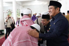 Bupati Bungo Sambut Kedatangan Jamaah Haji Kloter 28