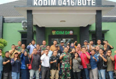 Kodim 0416 Bute Gelar Coffee Morning, TNI dan Pers Tak Bisa Dipisahkan