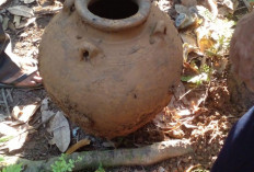 Warga Sekernan Temukan Guci Kuno saat Gali Makam