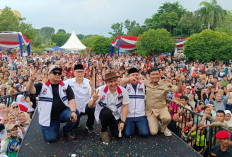 Ribuan Warga Padati Kampanye Akbar Rahman-Guntur di GOR Kotabaru Jambi