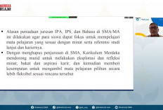 Kemendikbudristek Jelaskan Skema Pemilihan Mata Pelajaran Usai Penghapusan Jurusan di SMA