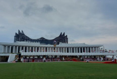 Lapangan Istana IKN Memukau Jelang Detik Proklamasi