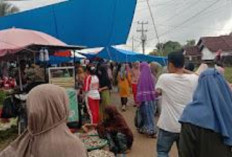 Terendam Banjir, Pasar Lubuk Landai Dipindahkan