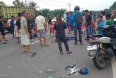 Tabrak Tronton di KM 10 Jalan Lintas Tebo, Pemotor Tewas