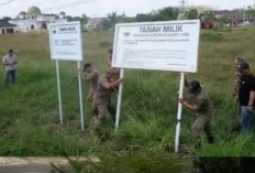 Pj Bupati Muaro Jambi Saksikan Pemasangan Patok Lapangan Akso Dano