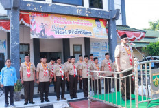 Ka. Kwarda Jambi Pimpin Upacara Peringatan Hari Pramuka ke-63