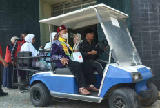 JCH Lansia Diantar Mobil Golf, Kloter 22 asal Kota Jambi, Sarolangun dan Tebo Diterbangkan ke Jeddah Hari Ini