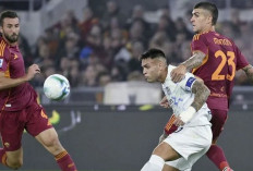 Kemenangan 1-0 atas Roma Bawa Inter Milan Jadi Pemuncak Klasemen Liga Italia