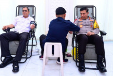 Polda Jambi dan Jajaran Gelar Donor Darah Serentak 