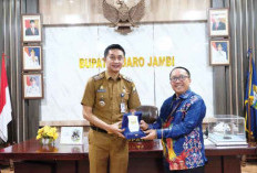 Pj Bupati Bachyuni Audiensi Bersama Kakanwil Dirjen Perbendaharaan Provinsi Jambi