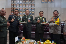 Upacara Puncak HUT Ke-79 TNI di Jambi Dipimpin Kolonel Eddy Basuki