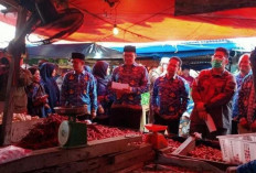 Pemkab Sidak Pasar Keramat Tinggi Jelang Natal dan Tahun Baru