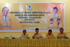 DPD I Golkar Jambi Umumkan Penetapan Pimpinan DPRD, Ini Daftarnya