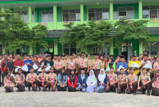 Gudep MAN 2 Kota Jambi Laksanakan Karya Bhakti Ramadan, Bagikan 140 Paket Sembako