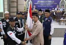 444 Jemaah Haji Kloter BTH 22 Provinsi Jambi Tiba di Tanah Air