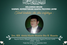 Inna Lillahi wa Inna Ilaihi Raji’un, Mantan Kakanwil Kemenag Jambi KH Abdul Kadir Husein Berpulang