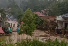 Banjir Bandang Terjang Desa Pengasi Lama, Puluhan Rumah dan Jalan Nasional Terdampak