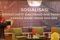 OJK Provinsi Jambi Sosialisasikan Cyber Security dan Fraud Risk Perbankan Bank Umum dan BPR